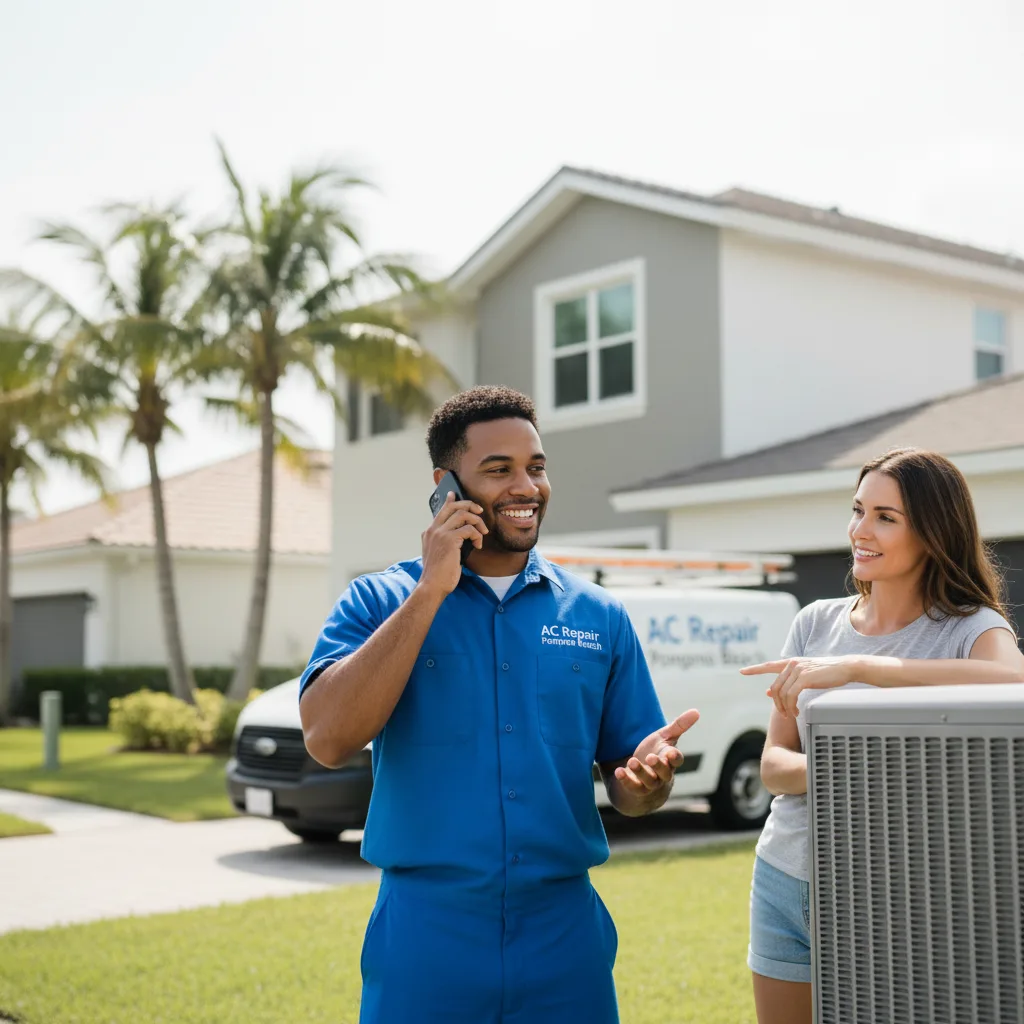 AC Repair Pompano Beach customer support in Green Sea